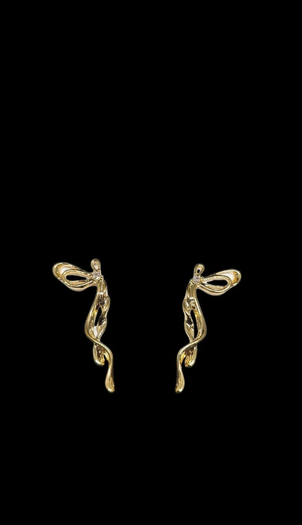 Abstract Twirl Earrings
